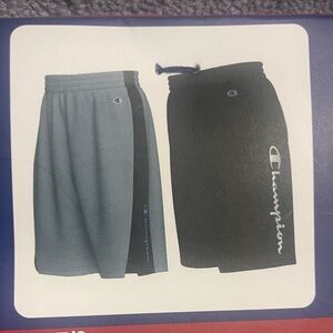 Boys 2 Pack Champion 8 inch Inseam Shorts